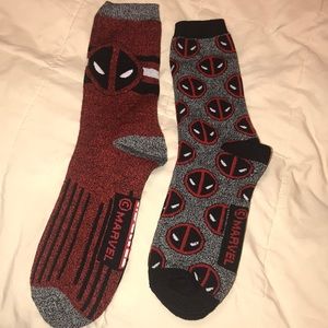 Marvel Men’s Deadpool socks never used